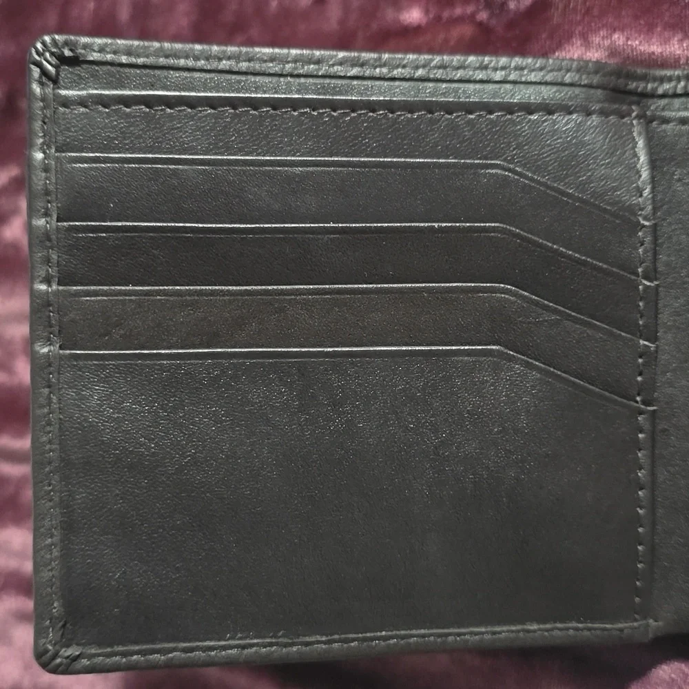 REISS Cabot Leather Wallet, Colour Black, Retail Price $80.00 USD